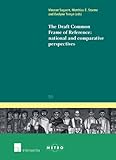 The Draft Common Frame of Reference : national and comparative perspectives