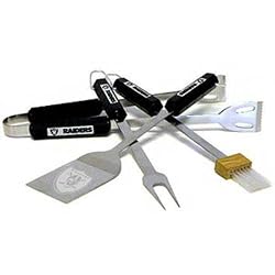 Oakland Raiders NFL BBQ Grill Utensil Set