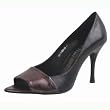 Beston 4 Heel Women's Leather Sandals Zina Peep toe dress Shoes
