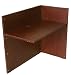Boss 42 by 24 Reception Return Shell, Mahogany