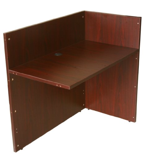 Boss 42 by 24 Reception Return Shell, Mahogany On Sale