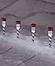 Prextex Christmas Solar Powered Pathway Lights (6 Pack) Powered By Sun Outdoor Stake Christmas Lights