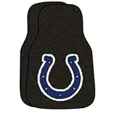 NFL Football Indianapolis Colts 2 Piece Carpet Car Mats