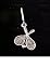 Crossed Racquet Zipper Pull