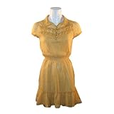Split Pacey Girls Dress Amber Gold