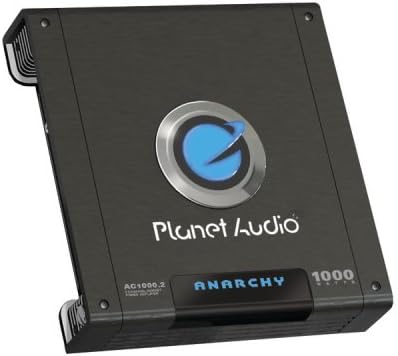 Planet Audio Ac1000.2 Anarchy Mosfet Amplifier (2-Channel; 1000W Max; 700W X 1 @ 4_ Bridged; 350W X 2 @ 2_)
