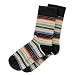 Smartwool Women's Margarita Sock, Black Multistripe size M(shoe size 7-9.5)