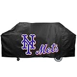 MLB New York Mets Black Grill Cover