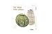 Allsop Home and Garden Soji Stella Moss Bulb LED Outdoor Solar Lantern, Handmade with Weather-Resistant UV Rated Tyvek fabric, Stainless Steel Hardware, Auto sensor on/off, for Patio, Deck, Garden, Color (Moss)