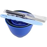 Airgoesin 4 pcs New Dental Lab Rubber Mixing Bowls + 2 Spatulas