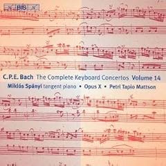 Bach, CPE - Keyboard Concertos, Vol 14