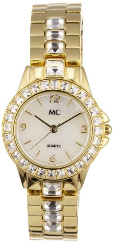 MC Damen-Armbanduhr Metallarmband 50329