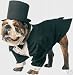Top Hat & Tails Dog Tuxedo Bride Groom Outfit - Medium