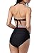 Zxzy Women's Vintage Polka Dot High Waist Bikini Swimsuit