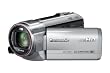 Panasonic HC-V727EG-S Camcorder mit Mikrofon (7,6 cm (3 Zoll) LCD-Display MOS-Sensor, 20,4 Megapixel Foto Aufl�sung , Full HD, 21-fach opt. Zoom, USB 2.0) silber