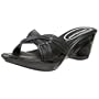Athena Alexander Women's Atara Sandal,Black Leather/ Black Nappa,8 M US
