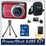 #>> Canon PowerShot A495 Digital Camera 4260B001 (Red), 10.0 MP, 3.3x Optical Zoom, 2.5 LCD Display, Deluxe Carrying Case, 3pc. Lens Cleaning Kit, 4 GB Memory Card, Hi Speed SD USB 2.0 Card Reader, Flexible Mini Table top Tripod Reviews 41yuIg8Aw%2BL. SL160 #>> Canon PowerShot A495 Digital Camera 4260B001 (Red), 10.0 MP, 3.3x Optical Zoom, 2.5 LCD Display, Deluxe Carrying Case, 3pc. Lens Cleaning Kit, 4 GB Memory Card, Hi Speed SD USB 2.0 Card Reader, Flexible Mini Table top Tripod Reviews