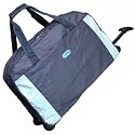 5 Cities Cabin Approved Super Lightweight Wheeled Luggage Bag (Navy)