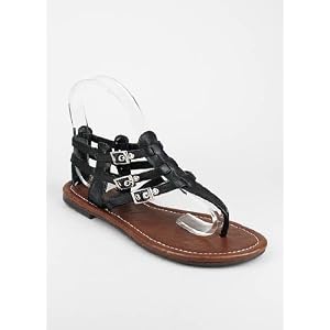 Triple Buckle Thong Sandal