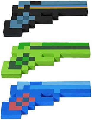 Ailishes Minecraft EVA foam diamond sword axe Foam Sword pick machine gun