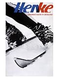 Henke Downhill Ski Boots Giclee Poster Print - 18x24