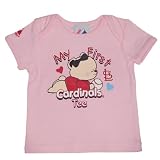 Majestic Infant Baby MLB St Louis Cardinals My First Tee T-Shirt - Pink (Size: 3-6)