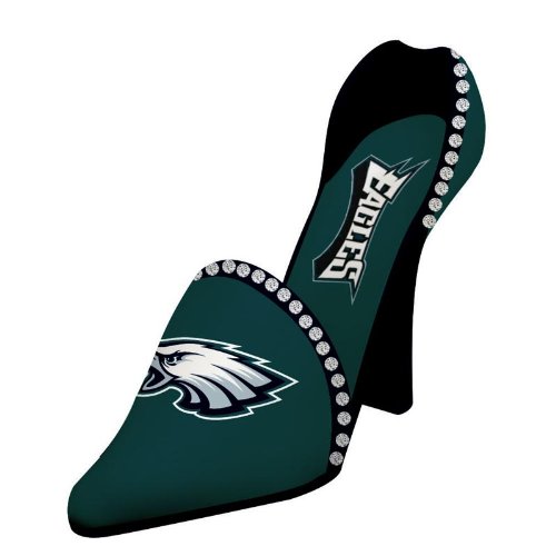 Decorative Team Shoe Wine Bottle Holder, Philadelphia Eagles