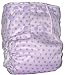 Search Our Specialty Mall : Mommy's Touch One-size Snap All in One - Cloth Diaper (Lavender Baby Dots)