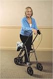 `Knee Walker Conveniently folds for storage and transport * Brake can be adjusted for either right o