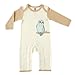 Touched by Nature Baby Organic Cotton Coveralls, Owl 1-Pack, 0-3 Months