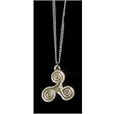 Celtic Spiral English Pewter Necklace