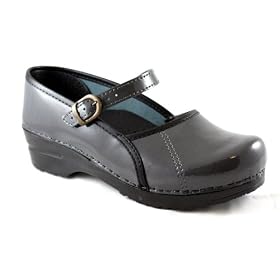Marcelle in Grey Patent Leather.