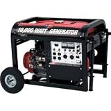 10,000w 15 Hp Electric Start Generator With Mobility Cart