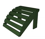 Adirondack Ottoman by Poly Wood (Green) (14.25H x 20.00W x 18.50D)