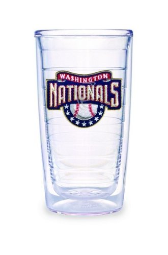 Tervis Tumbler Washington Nationals 16-Ounce Double Wall Insulated Tumbler, Set of 4