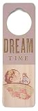 Tree By Kerri Lee Wooden Doorknob Sign Dream Time, Pink