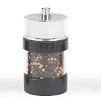 Rita Salt and Pepper Black Ring