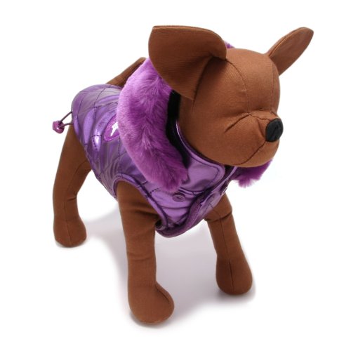 ジェレミー ダウン ジャケット [ バイオレット ] 犬服のジャンパー・ダウン・ブルゾン 【S】