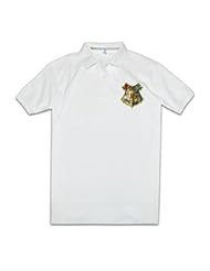 Apparel: JiSi Five Polo T Shirt For Men - Harry Potter Hogwarts White