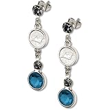LogoArt Carolina Panthers Crystal Earring