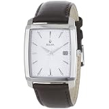 Bulova Men's 96B122 Silver Dial Strap Watch