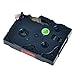 GREENCYCLE 2 PK Black on Red TZ 431 TZe431 12mm Label Tape Compatible with Brother P-Touch Printer
