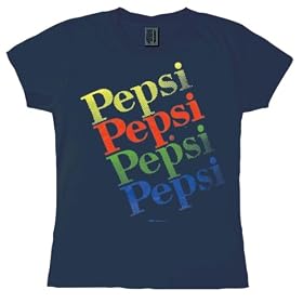 Pepsi - Stripes Ladies T-Shirt