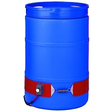 BriskHeat DPCH15 DPCH Extra Heavy Duty Poly Drum Heater, Fits 55-Gallon Poly Drums, 3-Layer Reinforced Silicone Rubber, W x L: 4 x 70-Inch, Diameter: 22.3-Inch, 120VAC