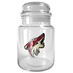 Phoenix Coyotes NHL 31oz Glass Candy Jar by Great American Products