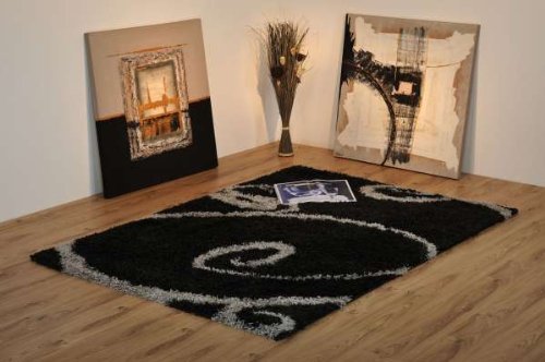 Kuschelige Hochflor Teppiche: Design Shaggy 160x230cm 2147-3083