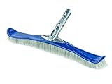 18" Combo Flexible Wall Brush with Stainless Steel and Nylon Bristles