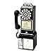 Retro Telefon 1950s DINER PHONE schwarz