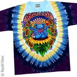 Grateful Dead Guru Bear Tie Dye T Shirt