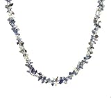  Colonial Blue Stone and Bead Necklace